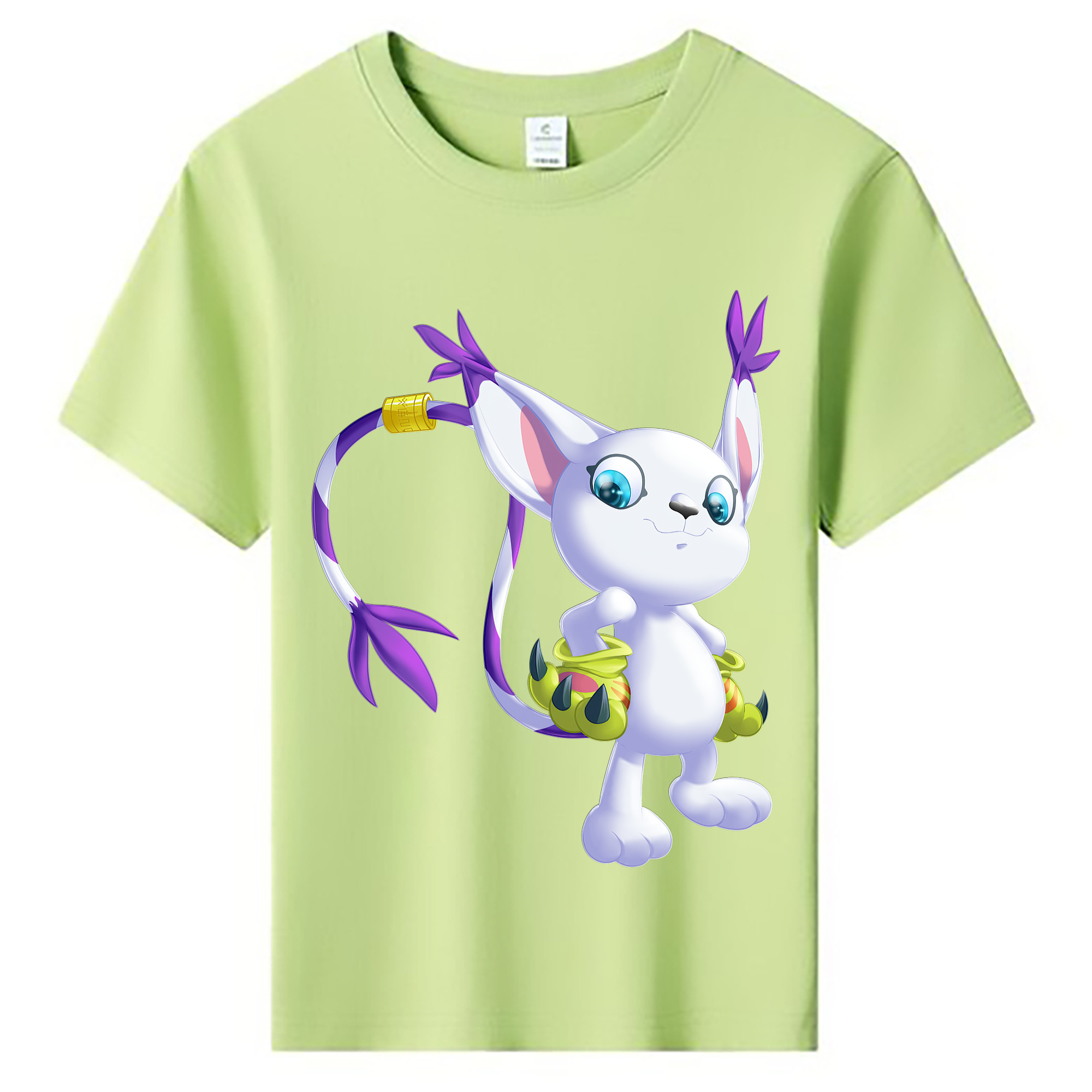 （画像用） Digimon デジタルモンスター/デジモン 綿100％キッズTシャツ（フロントプリント）
